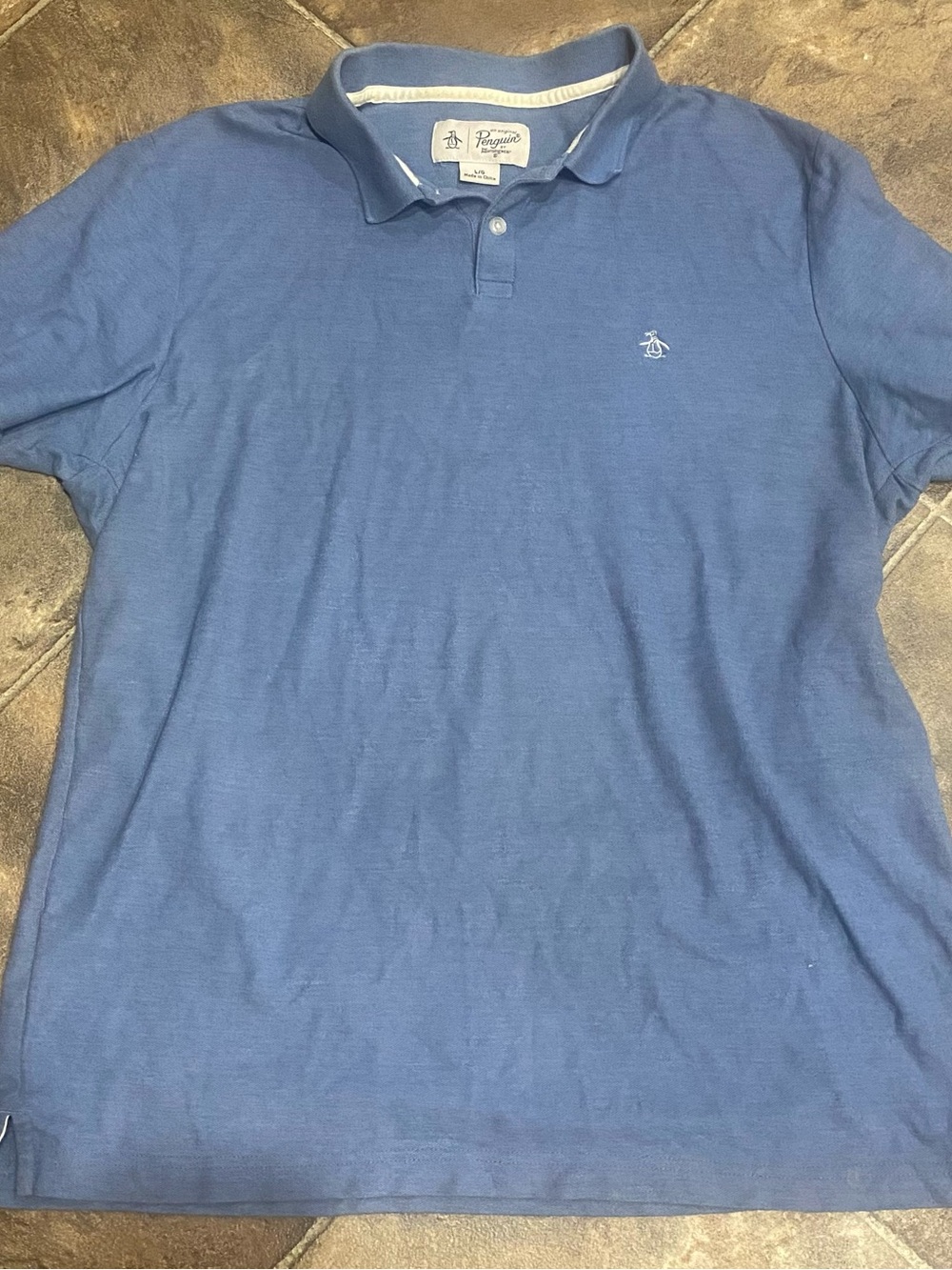 Original Penguin Men’s Light Blue Polo Shirt